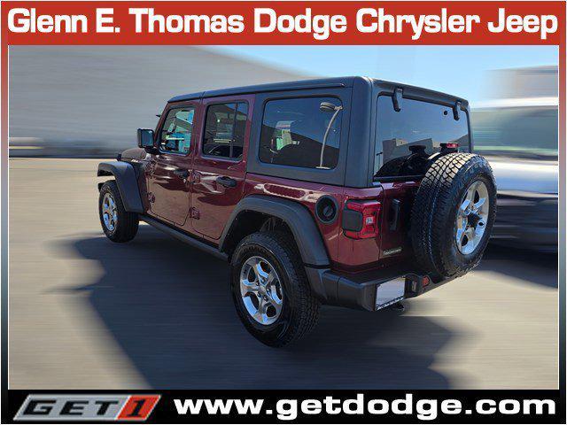 used 2021 Jeep Wrangler Unlimited car, priced at $29,972