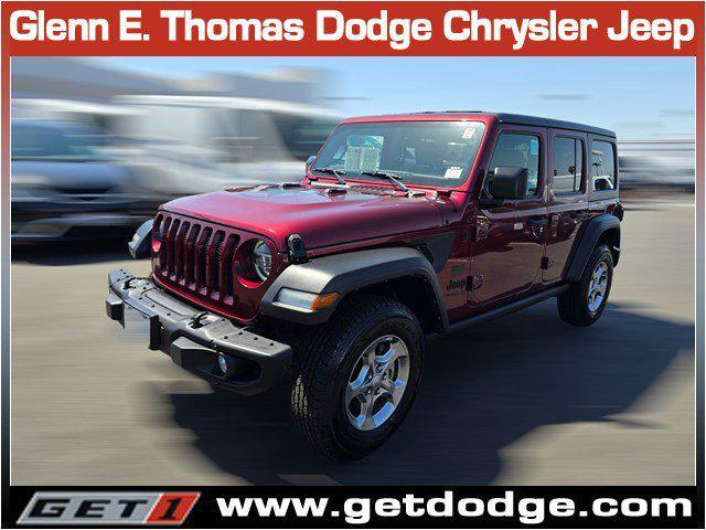 used 2021 Jeep Wrangler Unlimited car, priced at $29,972