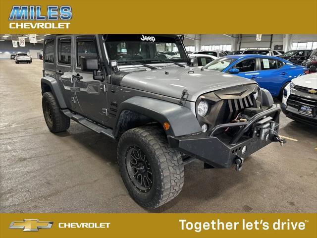 used 2017 Jeep Wrangler Unlimited car, priced at $22,509