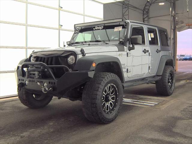 used 2017 Jeep Wrangler Unlimited car, priced at $22,509