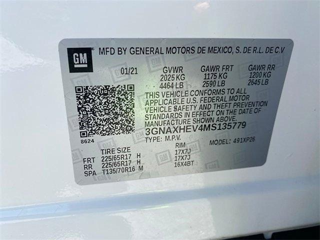 used 2021 Chevrolet Equinox car, priced at $17,525