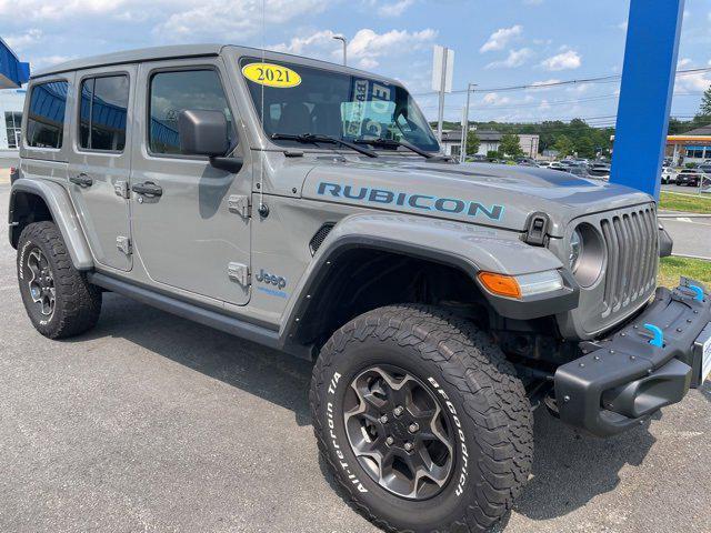 used 2021 Jeep Wrangler Unlimited 4xe car, priced at $27,444