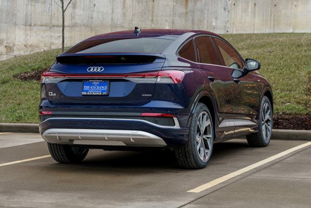 new 2025 Audi Q4 e-tron Sportback car, priced at $65,730