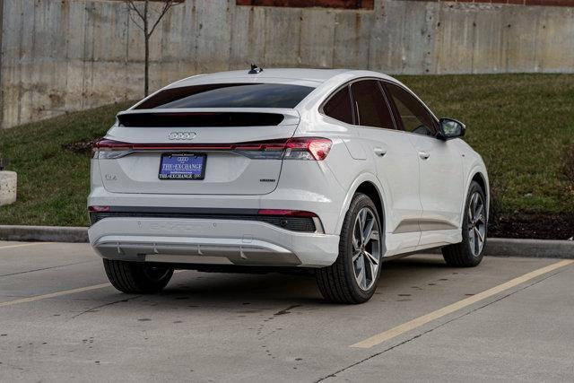 new 2025 Audi Q4 e-tron Sportback car, priced at $65,730