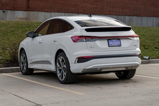 new 2025 Audi Q4 e-tron Sportback car, priced at $65,730