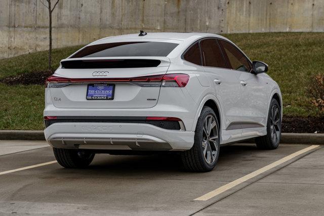 new 2025 Audi Q4 e-tron Sportback car, priced at $65,730