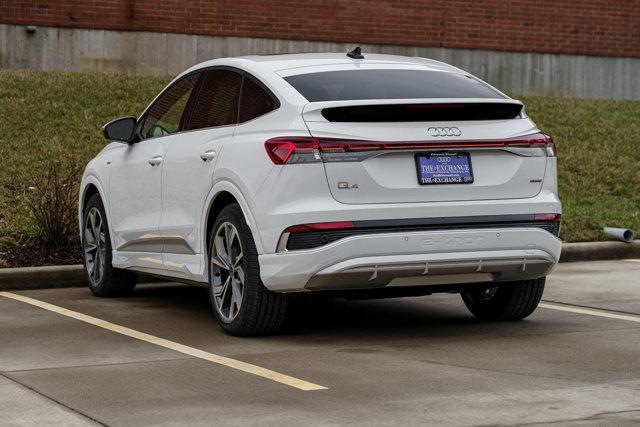 new 2025 Audi Q4 e-tron Sportback car, priced at $65,730