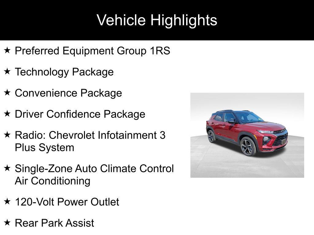 used 2022 Chevrolet TrailBlazer car, priced at $20,500