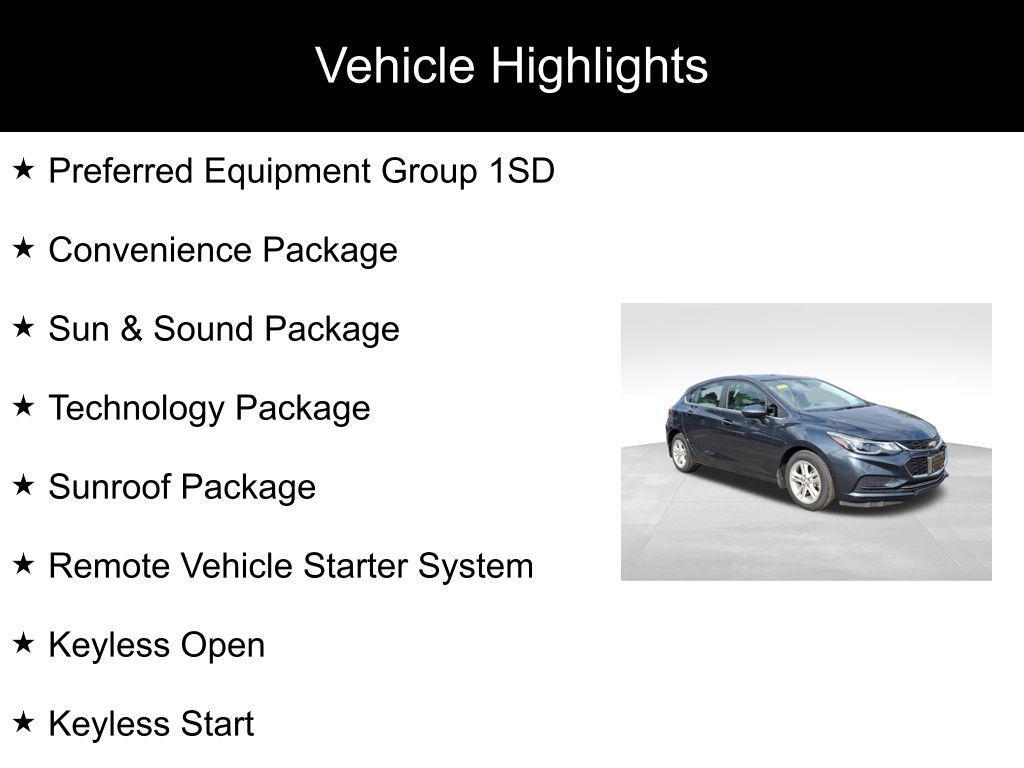 used 2018 Chevrolet Cruze car, priced at $13,500