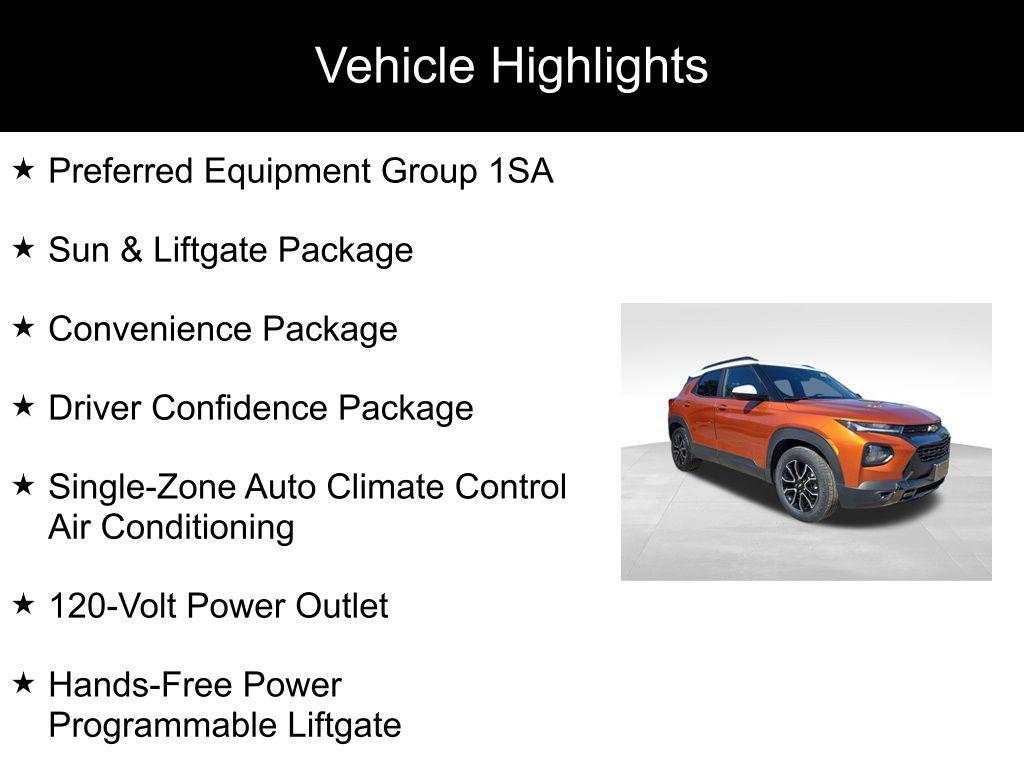 used 2022 Chevrolet TrailBlazer car, priced at $21,000