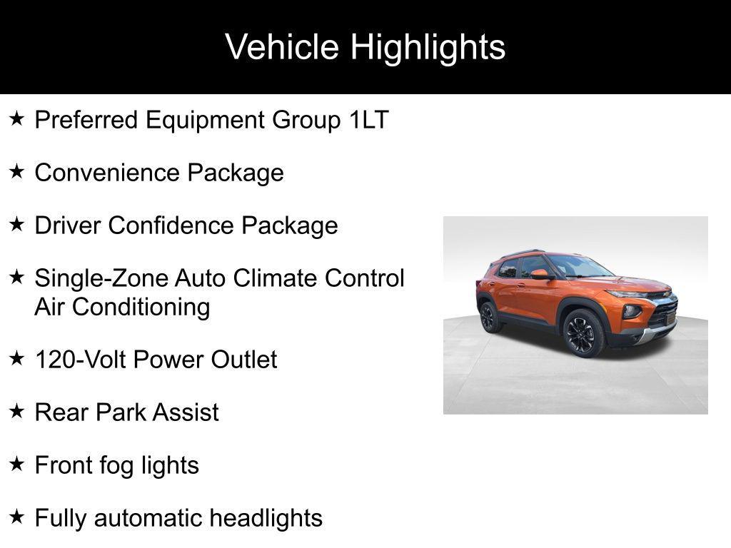 used 2022 Chevrolet TrailBlazer car, priced at $18,500