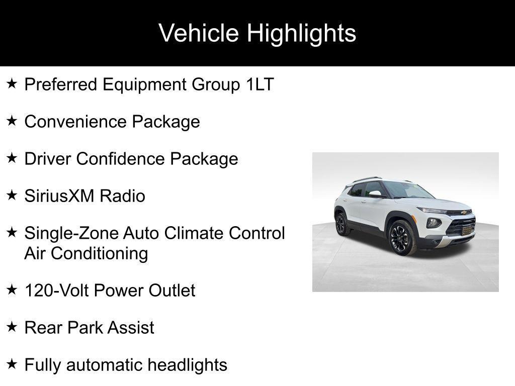 used 2021 Chevrolet TrailBlazer car, priced at $16,500
