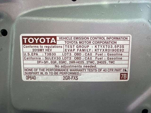 used 2019 Toyota Highlander Hybrid car, priced at $27,808