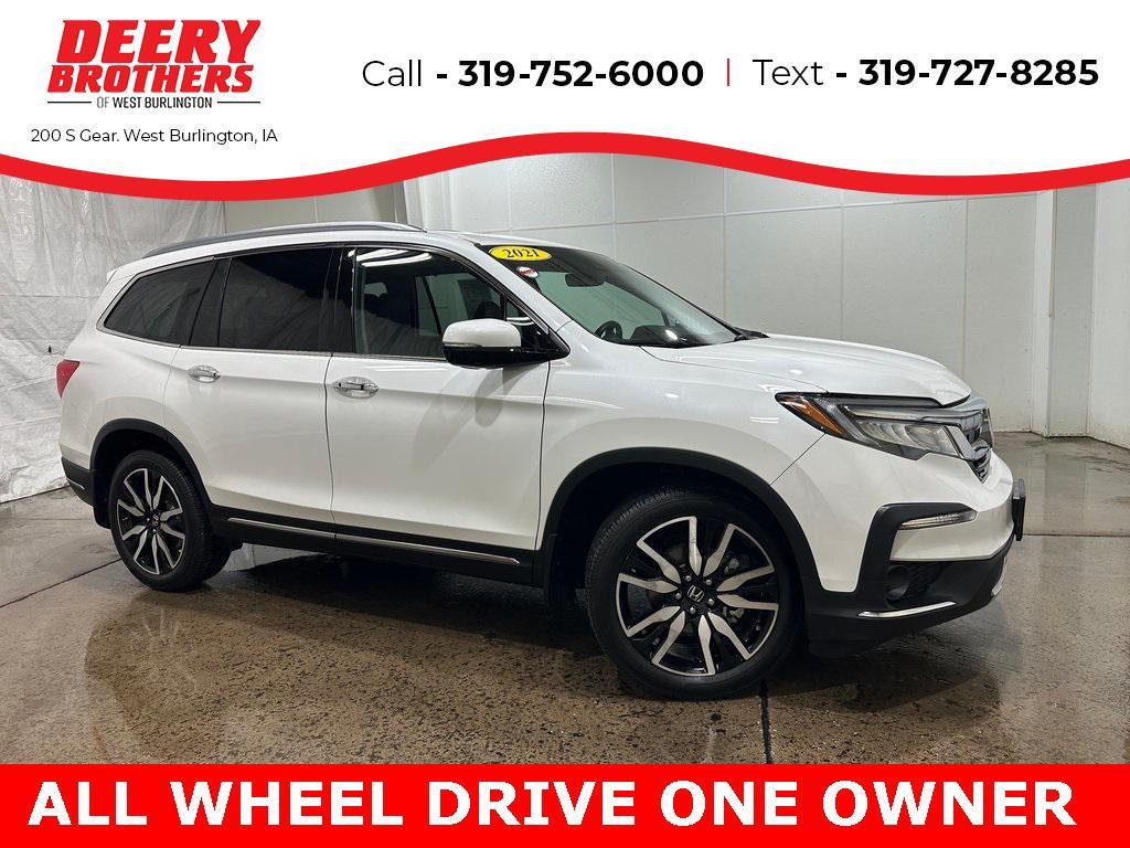 used 2021 Honda Pilot car, priced at $26,503