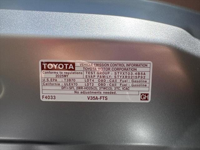 new 2025 Toyota Tundra car, priced at $64,598