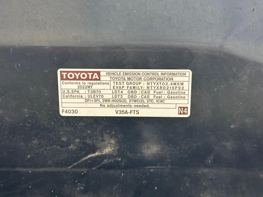 used 2022 Toyota Tundra car, priced at $47,052