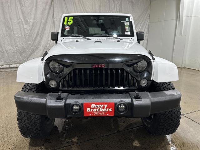 used 2015 Jeep Wrangler Unlimited car, priced at $18,999