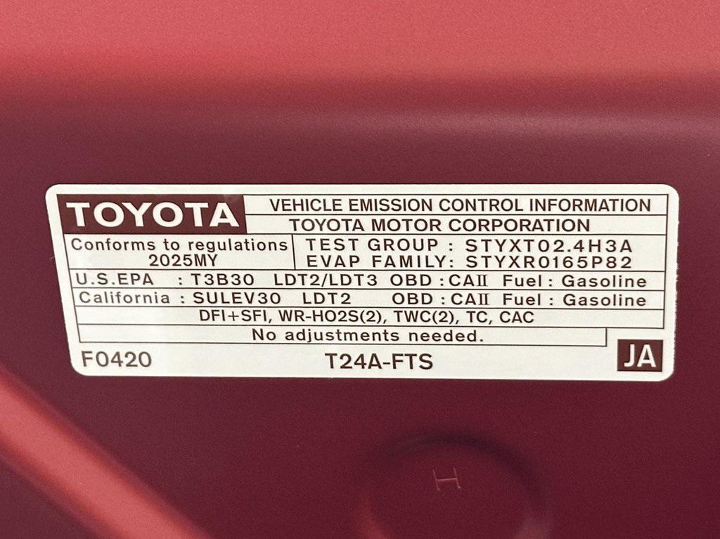 new 2025 Toyota Tacoma car, priced at $38,018