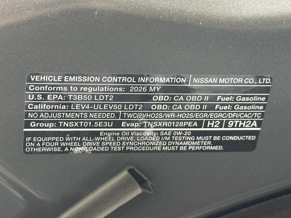new 2026 Nissan Rogue car, priced at $36,090