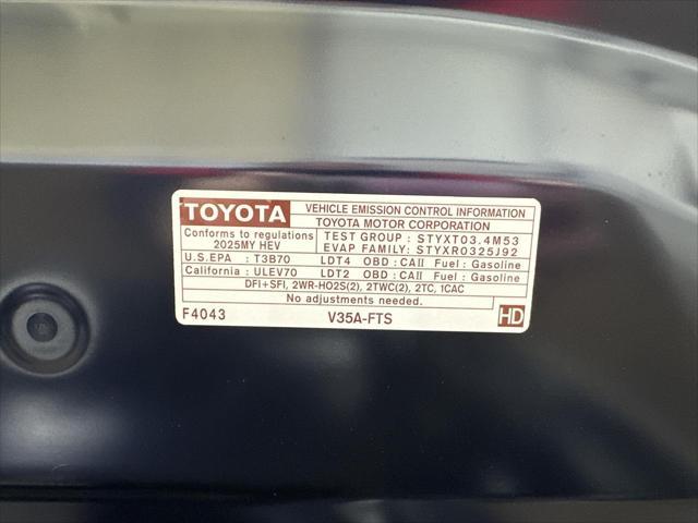 new 2025 Toyota Tundra Hybrid car, priced at $68,778