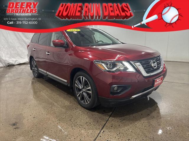 used 2018 Nissan Pathfinder car, priced at $15,375