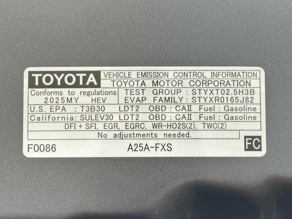 new 2025 Toyota RAV4 Hybrid car, priced at $37,029