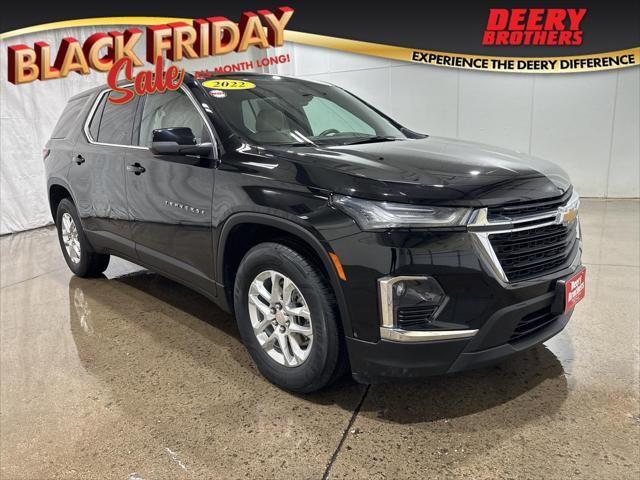 used 2022 Chevrolet Traverse car, priced at $26,077