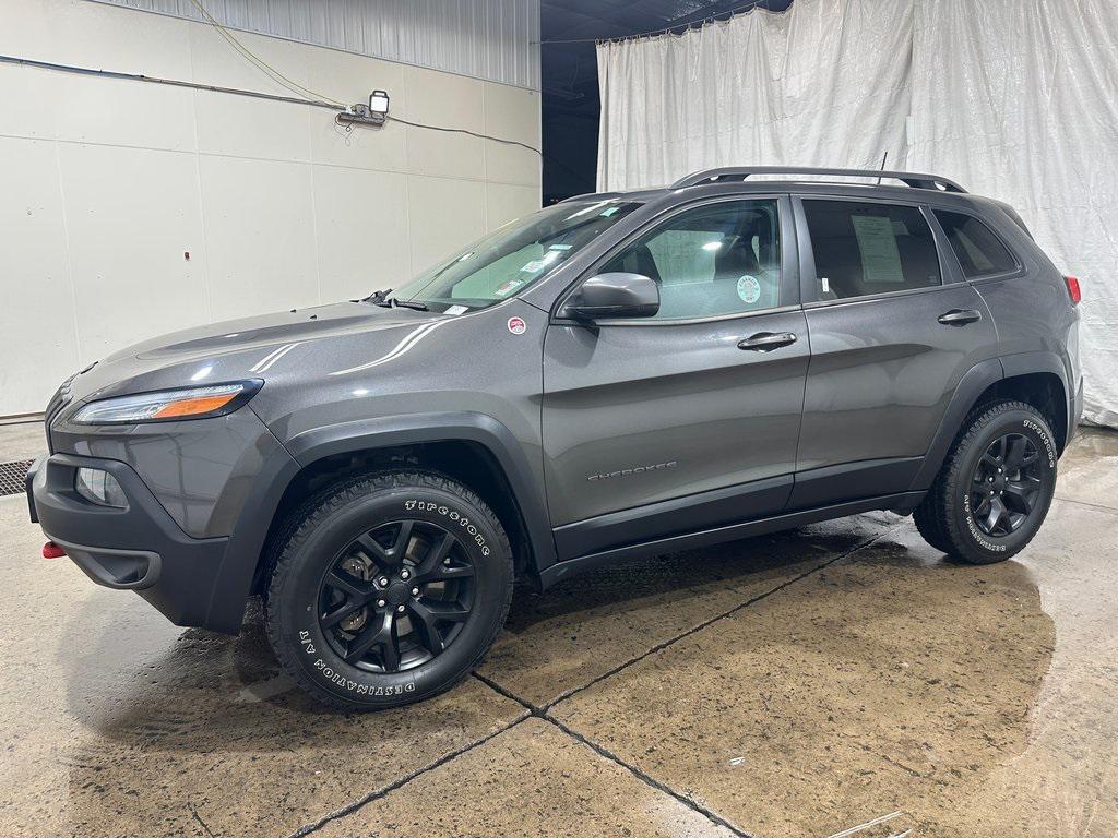 used 2018 Jeep Cherokee car, priced at $18,580