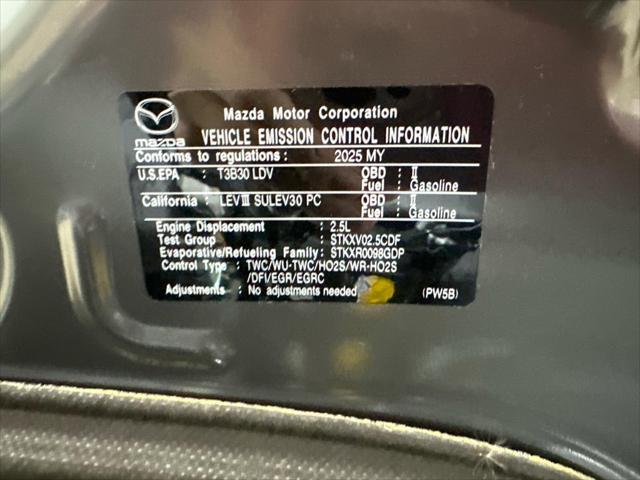 new 2025 Mazda Mazda3 car, priced at $31,780