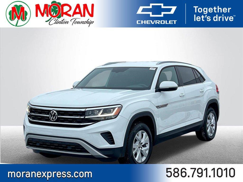 used 2021 Volkswagen Atlas Cross Sport car, priced at $20,592