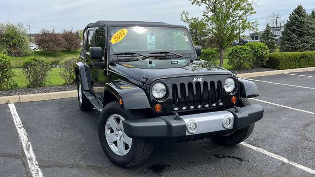 used 2012 Jeep Wrangler Unlimited car, priced at $16,513