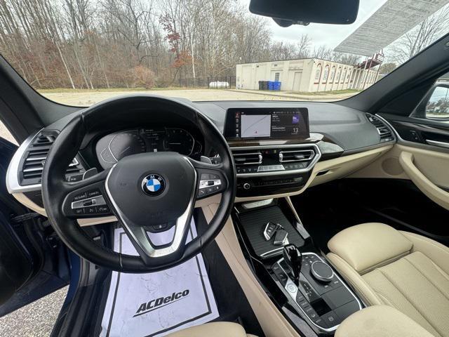 used 2022 BMW X3 car, priced at $26,491