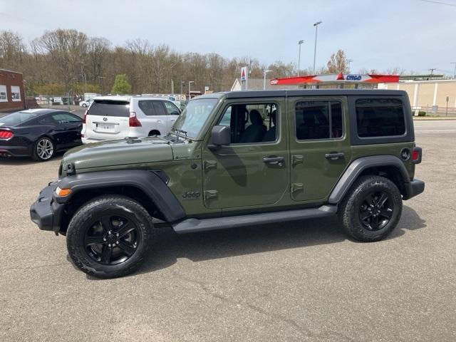 used 2021 Jeep Wrangler Unlimited car, priced at $32,853