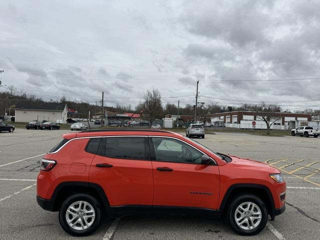used 2021 Jeep Compass car, priced at $17,178