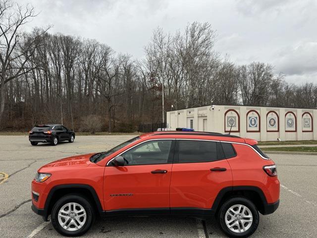 used 2021 Jeep Compass car, priced at $17,178