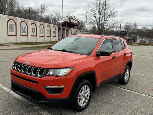 used 2021 Jeep Compass car, priced at $17,178
