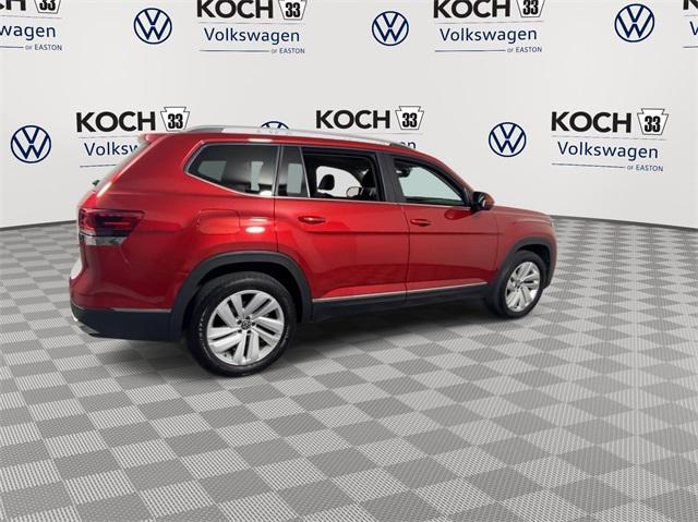 used 2021 Volkswagen Atlas car, priced at $30,737