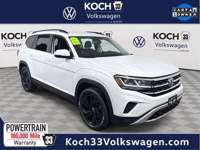 used 2022 Volkswagen Atlas car, priced at $27,655