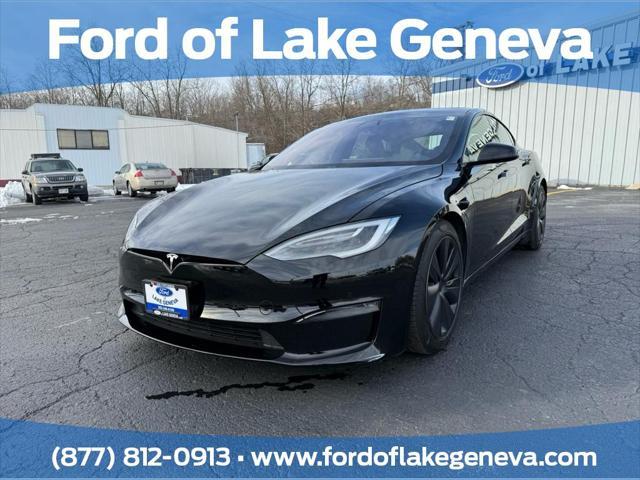 used 2021 Tesla Model S car, priced at $65,200