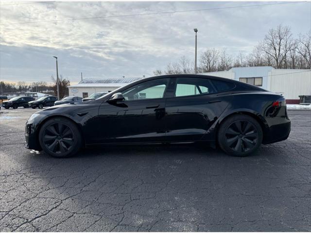 used 2021 Tesla Model S car, priced at $65,200