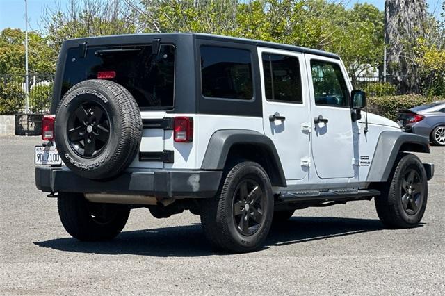 used 2017 Jeep Wrangler Unlimited car, priced at $22,213