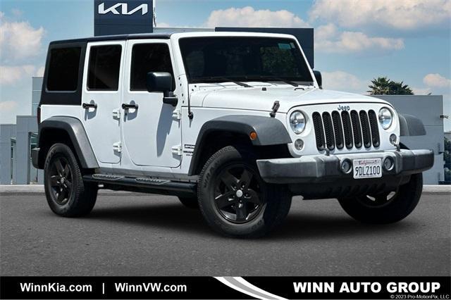 used 2017 Jeep Wrangler Unlimited car, priced at $22,213