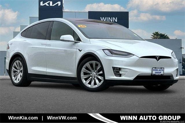 used 2020 Tesla Model X car, priced at $43,000