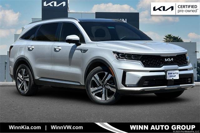 used 2022 Kia Sorento Plug-In Hybrid car, priced at $33,130