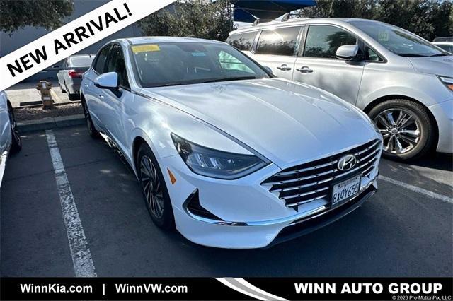 used 2021 Hyundai Sonata Hybrid car, priced at $18,410