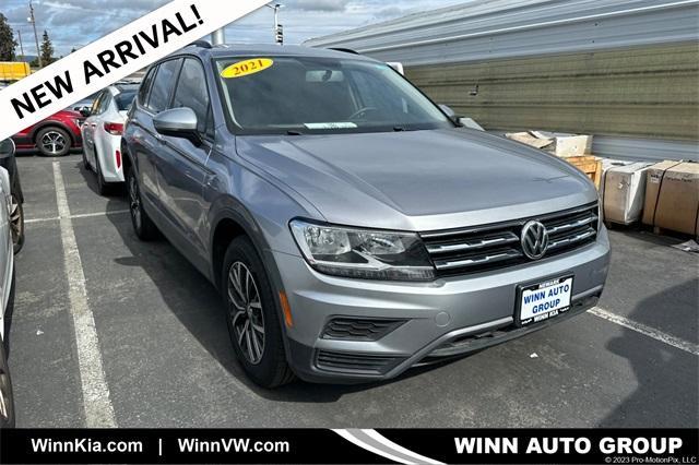 used 2021 Volkswagen Tiguan car, priced at $15,671