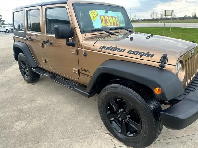 used 2015 Jeep Wrangler Unlimited car, priced at $23,990