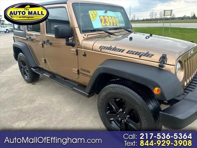 used 2015 Jeep Wrangler Unlimited car, priced at $23,990