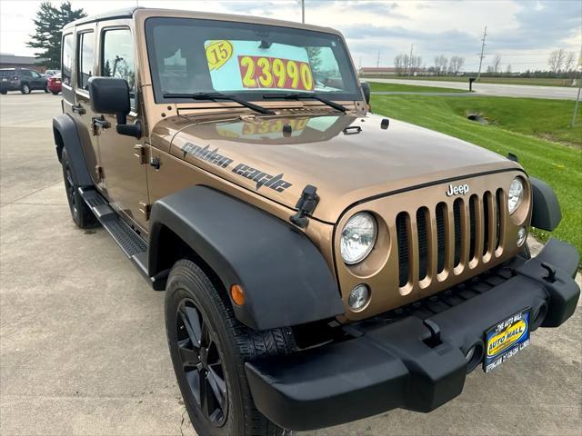 used 2015 Jeep Wrangler Unlimited car, priced at $23,990