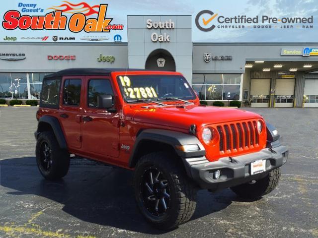 used 2019 Jeep Wrangler Unlimited car, priced at $24,881